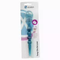 Miradent Zungenreiniger Tong‐clin De Luxe Blau Transparent