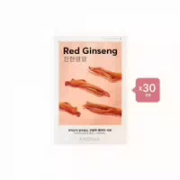 Missha Airy Fit Sheet Mask Red Ginseng 1pc 30ea Set