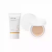 Missha Missha Cotton Sun X Magic Cushion Moist Up Light Beige Set