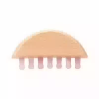 Misslady Head Scalp Massager Comb 98 X 50 6 mm Pink