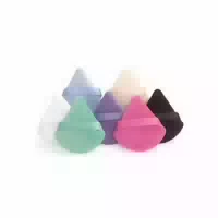 Misslady Pointed Powder Puff 7pcs 7pcs Radom Color Round