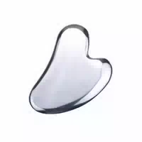Misslady Scraping Board Gua Sha Massage Tool Heart Shaped 1stück Grass Green