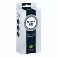 Mister Size «49» Elegant & Feinfühlig Maßkondome 3 Kondome 3 St