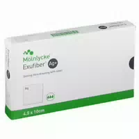 Exufiber Ag 4,5 X 10 Cm