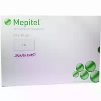 Mepitel Silikon Netzverband 12x15 cm Steril 5 st Verband