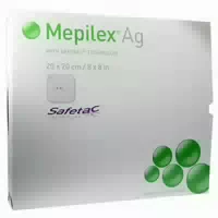 Mepilex Ag Schaumverband 20x20 Cm Steril 5 St