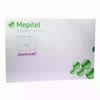 Mepitel Silikon Netzverband 12x15 cm Steril 5 st Verband