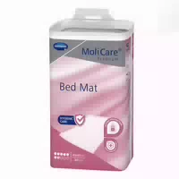 Molicare Premium Bed Mat 7 Tropfen 40x60 cm ​bettschutzeinlage mit Flüssigkeitsundurchlässiger Folienrückseite