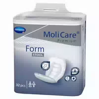 Molicare Premium Form Stool, Vorlage mit Großen Auslaufschutztaschen Speziell Entwickelt für Stuhlinkontinenz