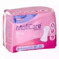 Molicare Premium Lady Pad 1 Tropfen, Inkontinenzeinlage für Frauen bei Blasenschwäche, Aloe Vera
