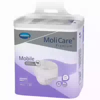 Molicare Premium Mobile 8 Tropfen Gr Xl, Einweg Inkontinenzunterwäsche für Männer und Frauen, Windelhosen für Erwachsene