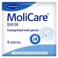 Molicare Skin Feuchte Waschhandschuhe: zur Praktischen und Schonenden Ganzkörperreinigung