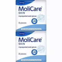 Molicare Skin Feuchte Waschhandschuhe: zur Praktischen und Schonenden Ganzkörperreinigung
