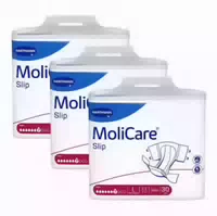 Molicare Slip Super, 7 Tropfen, Gr L, 120 150 Cm Hüftumfang 3x30 St