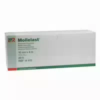 Mollelast Binden 10 cm X 4 m Weiß 20 st