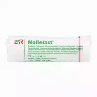 Mollelast 12cmx4m Weiss