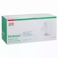 Mollelast Binden 8 Cmx4 m Weiß Lose
