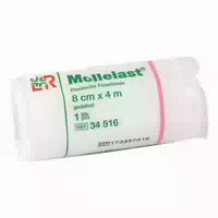 Mollelast 8cmx4m Weiss