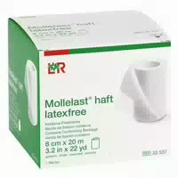 Mollelast Haft Binden Latexfrei 8 Cmx20 M Weiss