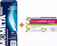 Mometahexal Heuschnupfenspray 50µg 60 Sprühstöße Levocetirizin Hexal 50 Filmtabletten