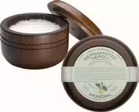Mondial Luxury Shaving Cream Wooden Bowl 140 Ml Mandarino