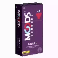 «grape Condoms», 12 Stück, Lila, Trauben Aroma, Silikonöl 12 Kondome 12 St