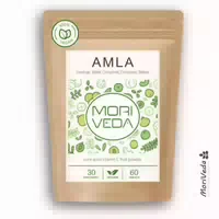 Moriveda Amla Tabletten – 1000 mg Natürliches Vitamin C, Antioxidans, Chrom, Vegan