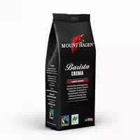 Mount Hagen Bio & Fair Barista Crema, Ganze Bohne, 500g