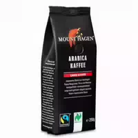 Mount Hagen Bio Ft Naturland Röstkaffee Arabica, 250g Ganze Bohne
