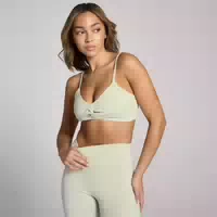Mp Damen Lifestyle Twist Front Sport Bh – Mineralgrün M