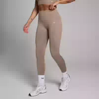 Mp Damen Shape Nahtlose Leggings – Helles Graubraun Xl