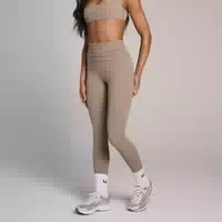 Mp Damen Studio Umschlagbare Leggings – Helles Graubraun Xxl