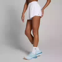 Mp Damen Tempo 2 in 1 Floaty Shorts Weiß l