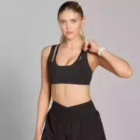 Mp Damen Tempo Doppellagiger Sport Bh – Schwarz S
