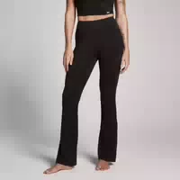 Mp Damen Tempo Schlag Leggings Mit Geraffter Vorderseite – Schwarz Xl