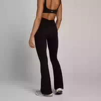 Mp Damen Tempo Schlag Leggings mit Geraffter Vorderseite – Schwarz S