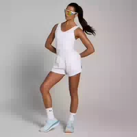 Mp Damen Tempo Short Einteiler – Weiß Xxl