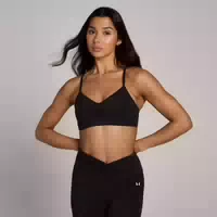 Mp Damen Tempo Sport Bh mit Gekreuzten Rückenträgern – Schwarz S