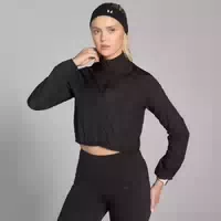 Mp Damen Velocity Slim Fit Crop Windbreaker für Damen – Weiß Xxl