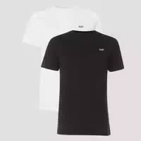 Mp Herren 2 Pack T Shirt Schwarz Weiß Xxxl