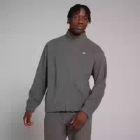 Mp Herren Fleece mit Durchgehendem Reißverschluss – Gun Metal Xs