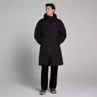 Mp Herren Lange Steppjacke – Schwarz Xxl