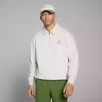Mp Herren Lifestyle Top mit Kragen und 1 4 Reißverschluss – Hellgrau Xl