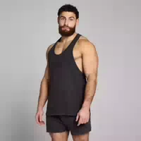 Mp Herren Origin Washed Stringer Top Mit Grafik – Verwaschenes Schwarz S