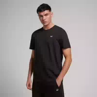 Mp Herren Rest Day Kurzarm T Shirt – Schwarz Xxs