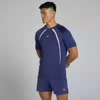 Mp Herren Tempo Panel Kurzarm T Shirt – Dämmerung Xxxl