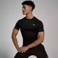 Mp Herren Training Kurzarm Baselayer — Schwarz m