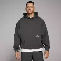 Mp Lifestyle Oversized Kapuzenpullover – Verwaschenes Schwarz Xxs Xs