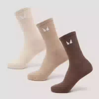Mp Unisex Crew Socks 3 Pack Neutral Uk 12 14