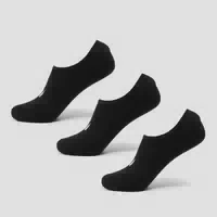 Mp Unisex Invisible Socks 3 Pack Black Uk 9 11